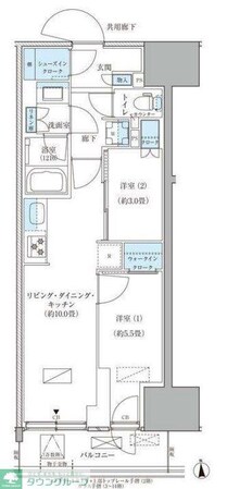 パークアクシス品川天王洲アイルの物件間取画像